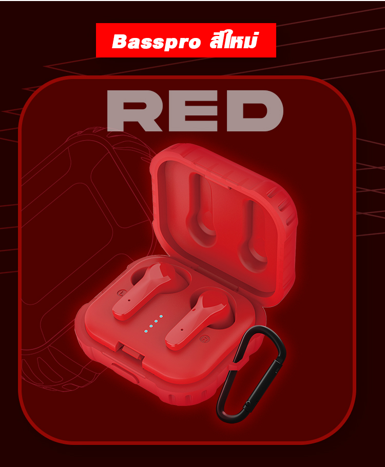Basspro Power หูฟังเบสหนัก กันน้ำ 100